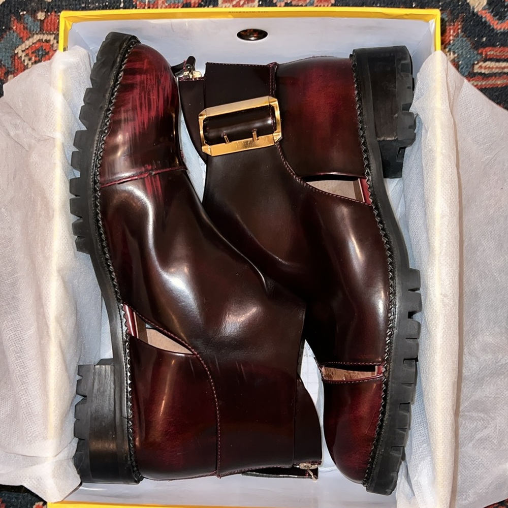 Jeffrey Campbell Flamel Rub-Off Booties
